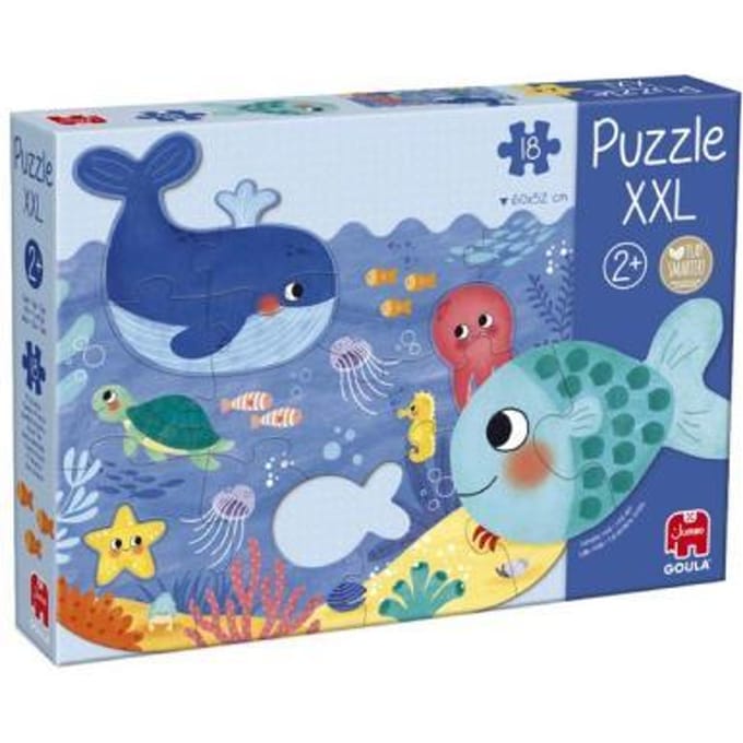 Jumbo - Goula Puzzel XXL Oceaan - Kinderpuzzel - 18 stukjes