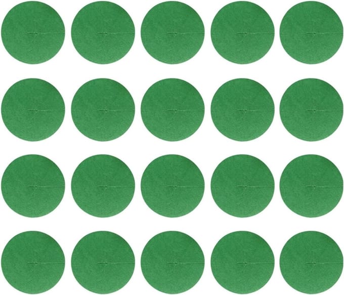 Mulch Ringen - Bodembedekking - Onkruid Vrij Houden - Biologisch Afbreekbaar - 20 Stuks - Groen