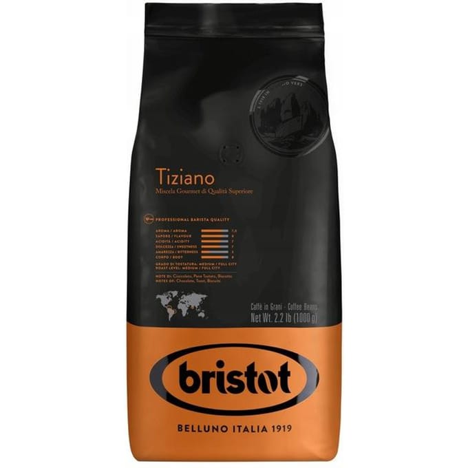 Bristot Tiziano - Koffiebonen - 1000 gram