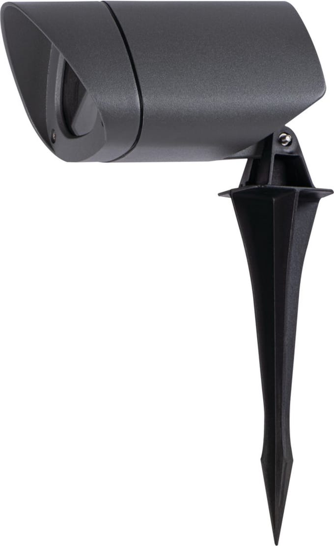 Prikspot VORA - vervangbare LED GU10 - Antraciet - IP54 - Dimbaar