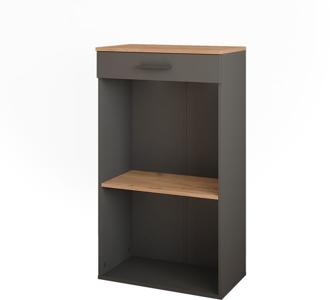 Vicco Repose Wijnrek – 60 x 106 cm Eik goud/antraciet