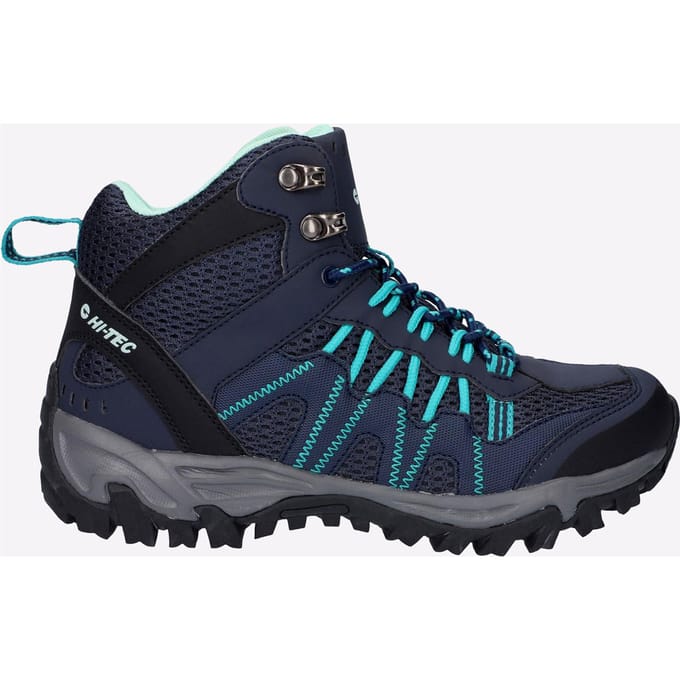 Hi-Tec Jaguar Mid Polyester Dames Wandelschoenen In De Kleur Sky Captain/Navigate