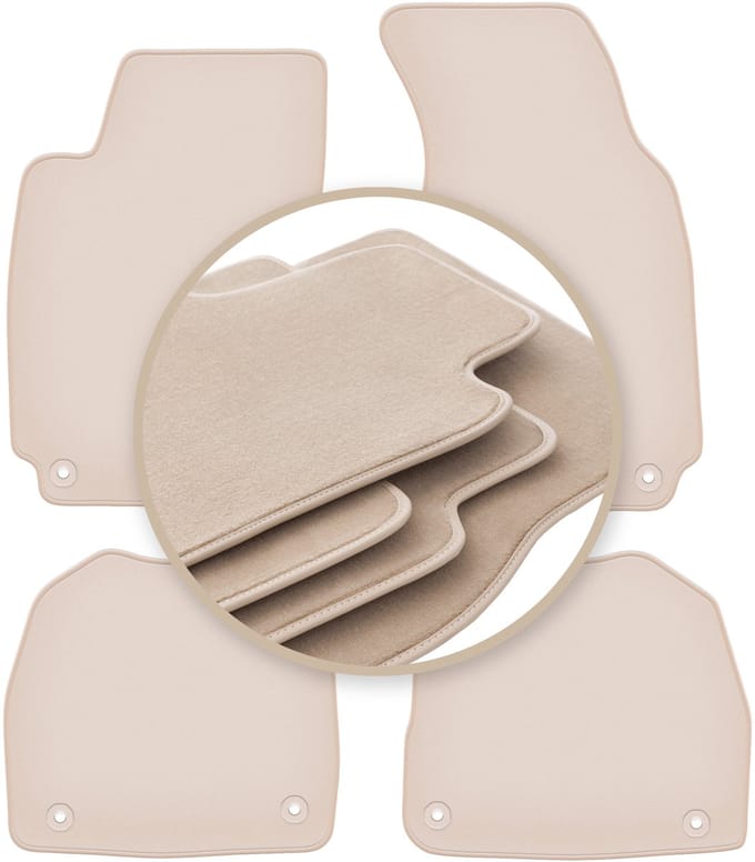 PREMIUM beige matten voor: Skoda Superb I sedan 2001-2008
