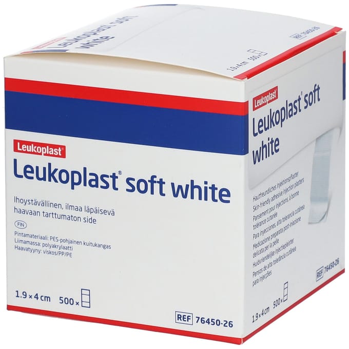 Leukoplast Soft White Inj. 19x40mm 500