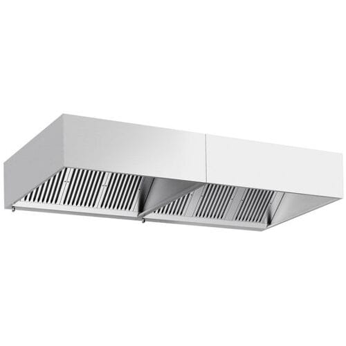 GGM Gastro Kastenhaube - 3000mm - mit Filter & Lampe Zilver