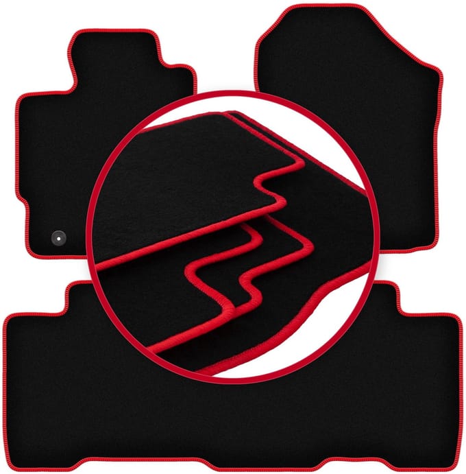 CARLUX-RED automatten voor: Toyota Verso-S minivan (2010-2015)