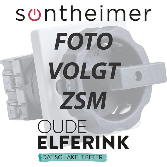 Sontheimer 25A 4-Pool Hoofdschakelaar Met Cilinder Hangslot Bevestiging - A530096