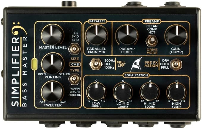 DSM & Humboldt Simplifier Bass Master basgitaar voorversterker