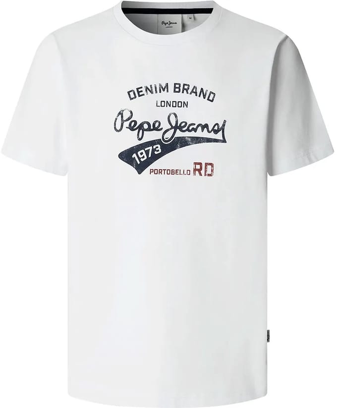 Pepe Jeans Giles T-shirt Met Korte Mouwen Wit M Man