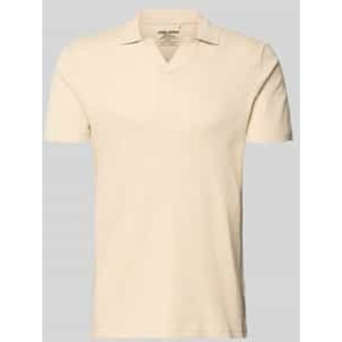 Regular fit poloshirt met structuurpatroon Model 'Heskild'