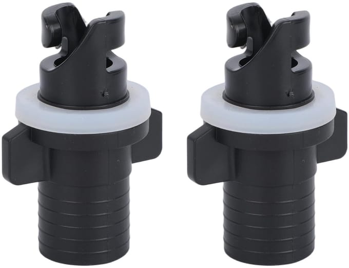 Allecto - Inflatable Kayak Pomp Adapter - Halkey Roberts Ventielen - Geschikt voor Paddleboard - Boot Accessoire - 2 Stuks
