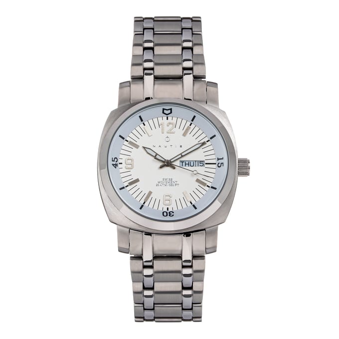 Nautis Stealth armbandhorloge met dag/datum