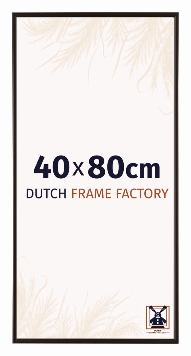 Fotolijst 40x80 cm - Kunststof - Antraciet - Easy