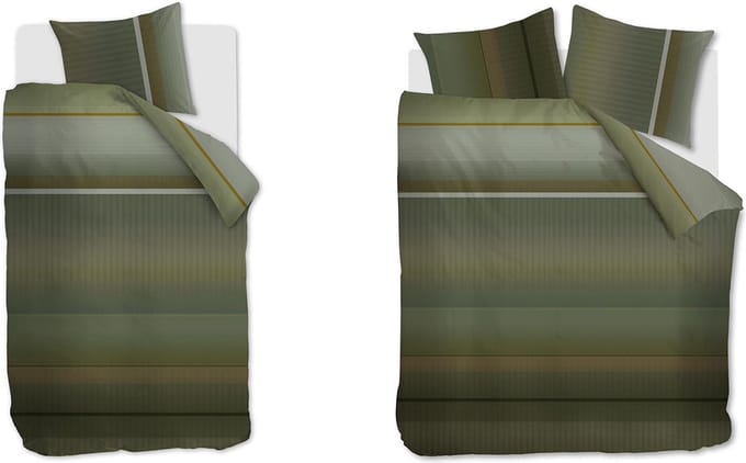 Kardol Stillness Dekbedovertrek - Eenpersoons - 140x200/220 cm - Groen