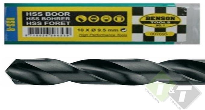HSS Boor, 1.5mm diameter, in een koker van 10 stuks, Benson