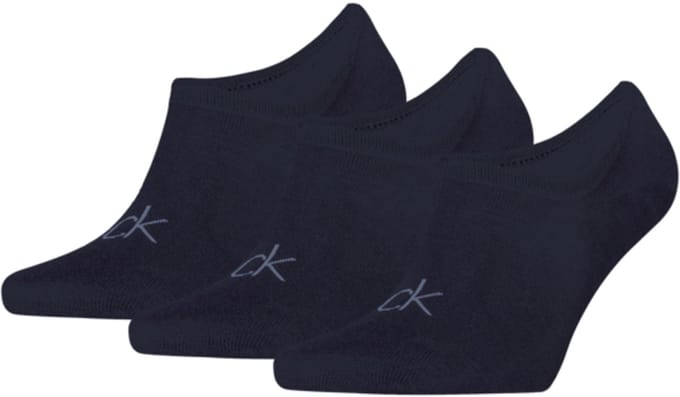 Calvin Klein Footies High Cut Heren 3-Pack Dark Navy