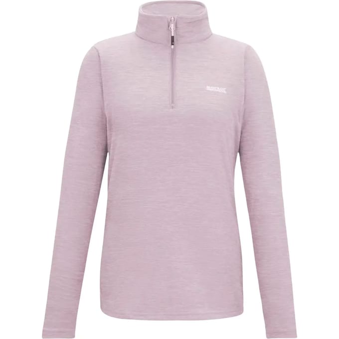 Dames Sweethart Marl Half Zip Fleece
