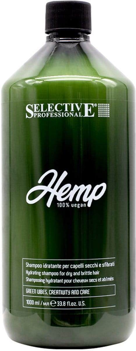 HEMP Hydrating shampoo for dry hair brittle hair 1000ml