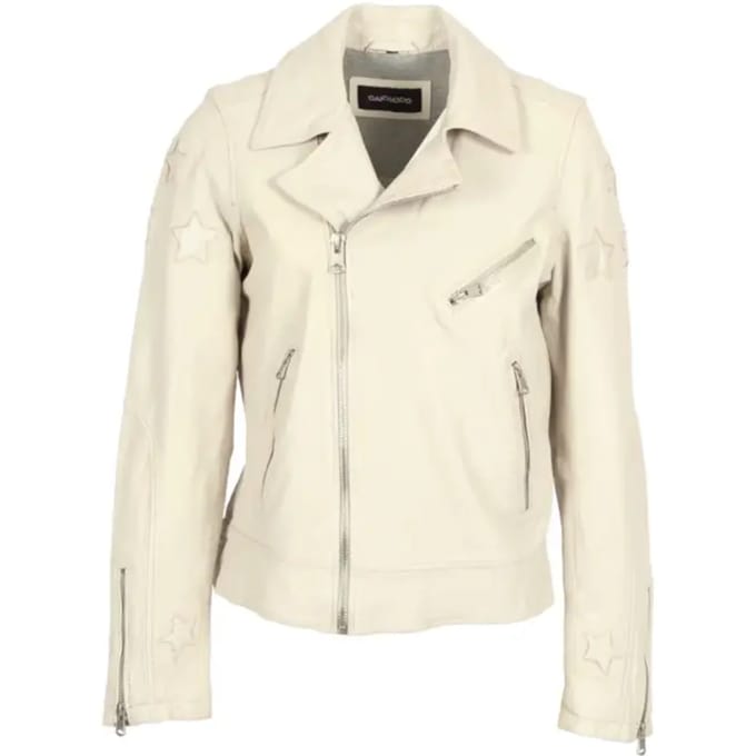Leren jas voor vrouwen Oakwood ED Gold Stars