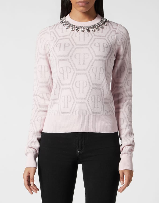 Pullover Ronde Hals Monogram