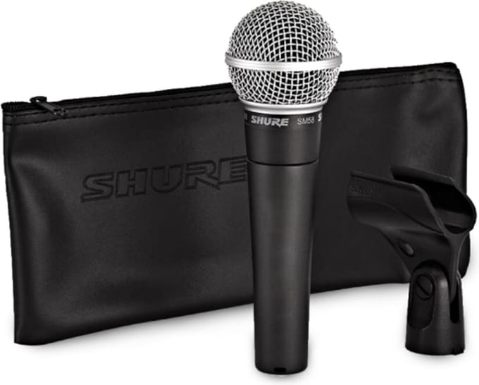 Shure SM58 LCE dynamische zangmicrofoon - zonder aan/uit knop