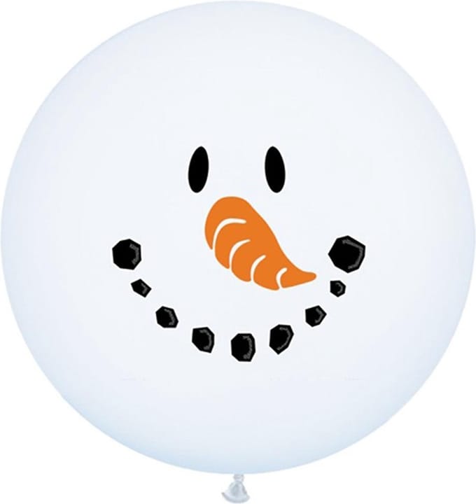 Qualatex - Folieballon Sneeuwpop Smile 50 cm