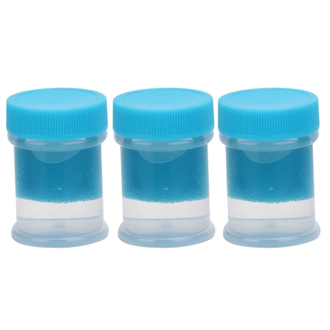 Lot de 3 pinces nettoyantes pour extensions de cils (40 ml) blue