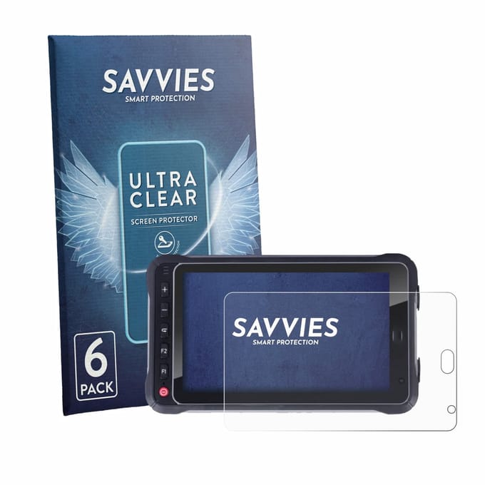 Savvies - Screenprotector voor Hugerock X72 - Folie Beschermfolie transparant 6 Stuks