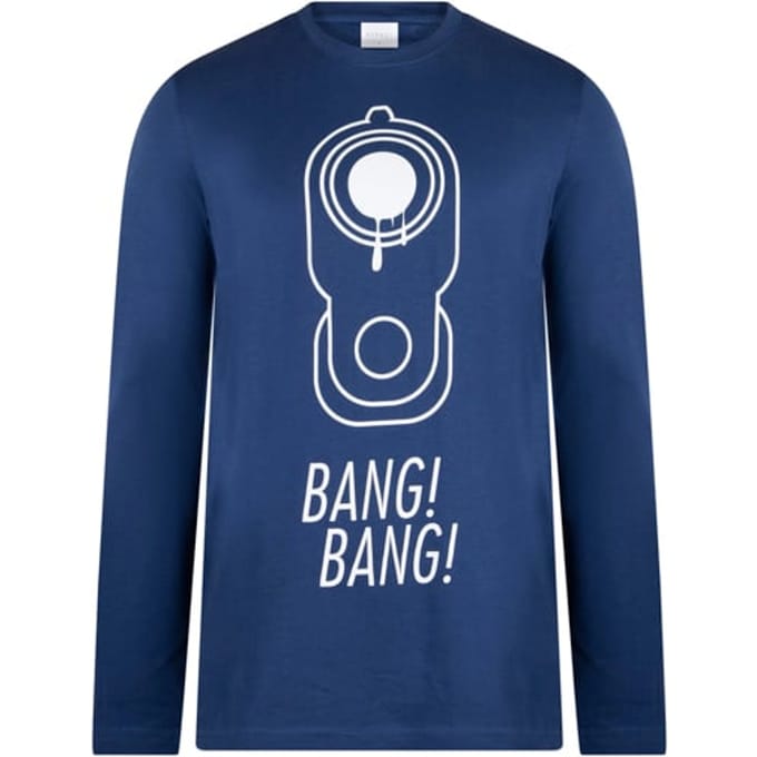 ASPACT Bang Ls Navy Taglia: S | Maglie a manica lunga Outlet | Uomo | Blu