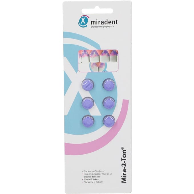 Miradent Tandplakverklikker 6 Tabletten