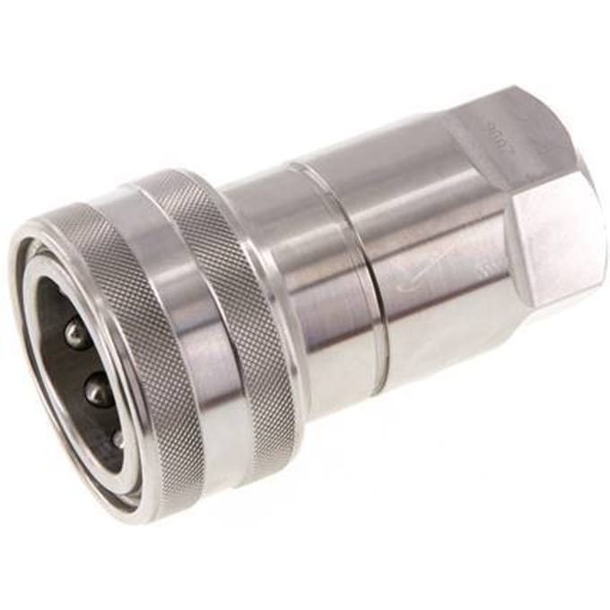RVS DN 20 Hydraulische Koppeling Snelkoppeling G 3/4 inch Binnendraad ISO 7241-1 B D 31.4mm