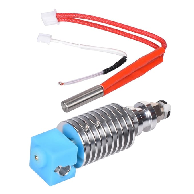 BQU 3D-printer 24V I3 Mega Hotend V5 Jhead Hotend Bowden Extrude Kit met 0,4 mm mondstuk verwarmingsdraad 12V