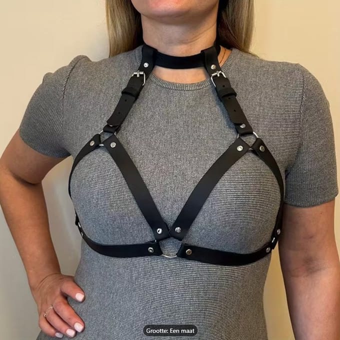 Punk style borstharnas - bdsm -
