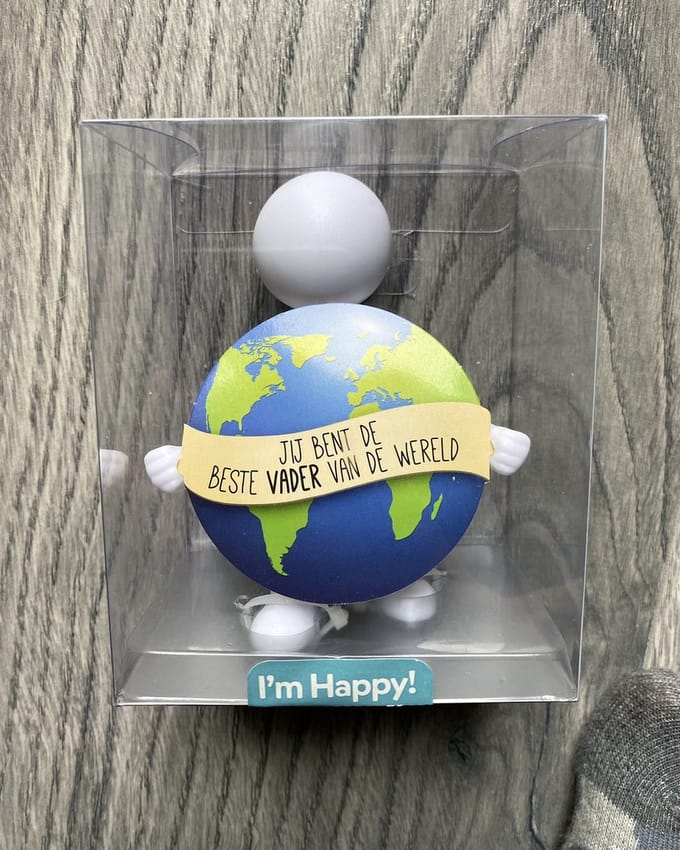 Geschenkpopje - Jij bent de beste vader van de wereld - gift set - cadeau - 3508