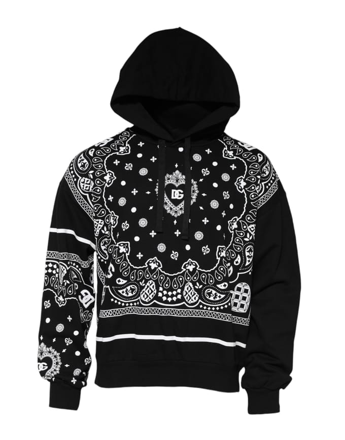 Bandana Print Hoodie