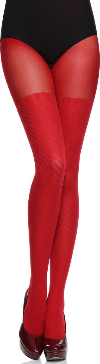 Merry Style Dames Panty - 60 DEN - Halsterloos - Polyamide - MS-GB-355 - Rood - S