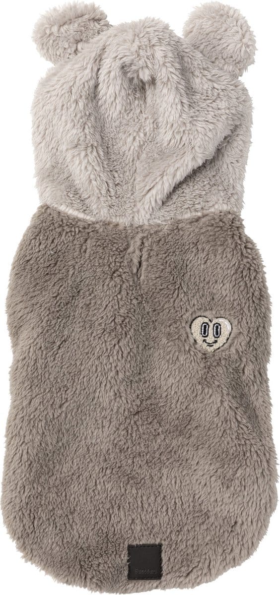 Fuzzyard Honden Hoodie Winnie - Hondenkleding - Grijs Size 3