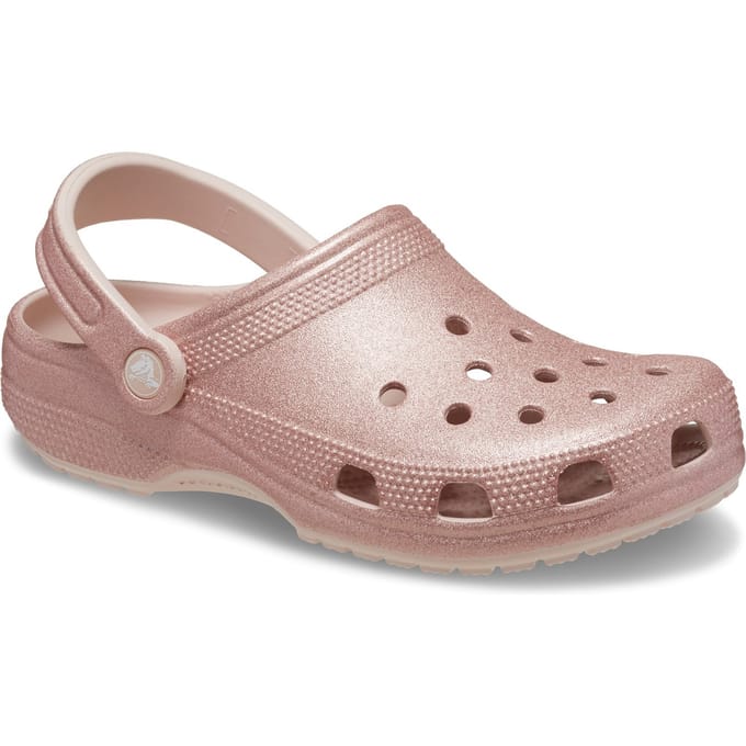 Klompen Crocs Sabots Classic Glitter Clog finition pailletée
