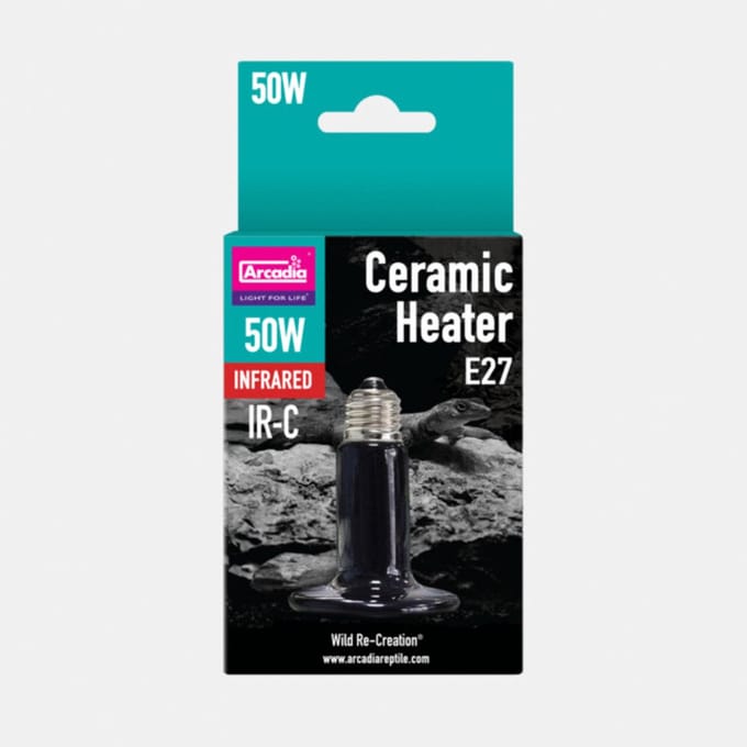 Arcadia Keramische Warmtelamp - Verwarming - 50 Watt