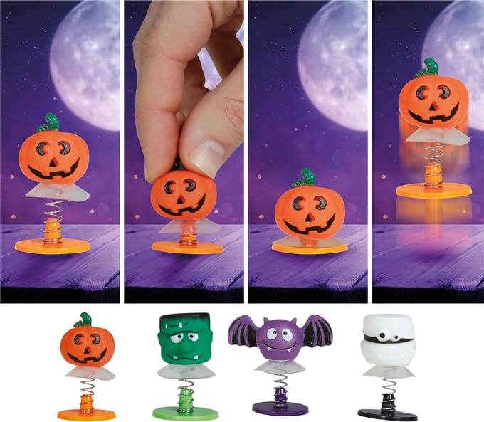 Fiestas Guirca - Halloween spring speelgoed – 4 stuks