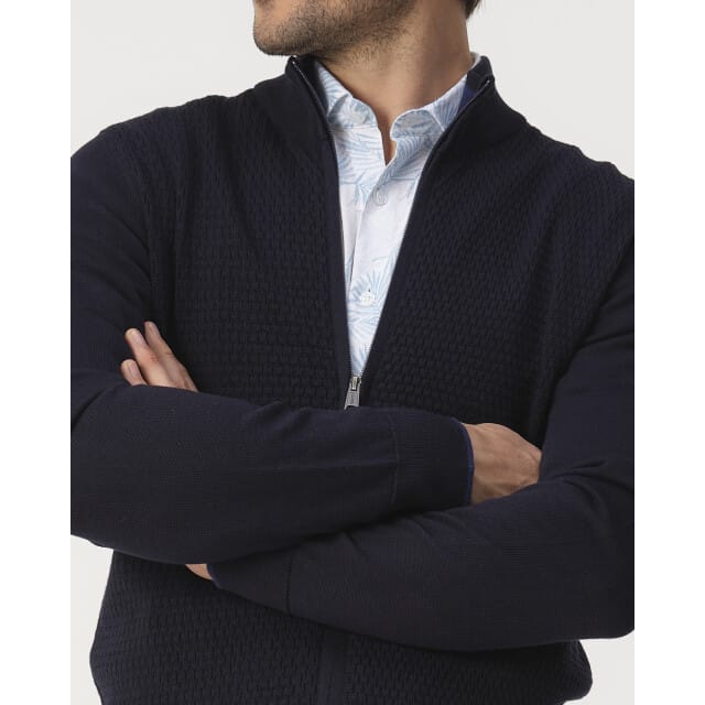 Campbell Vest Heren Donkerblauw