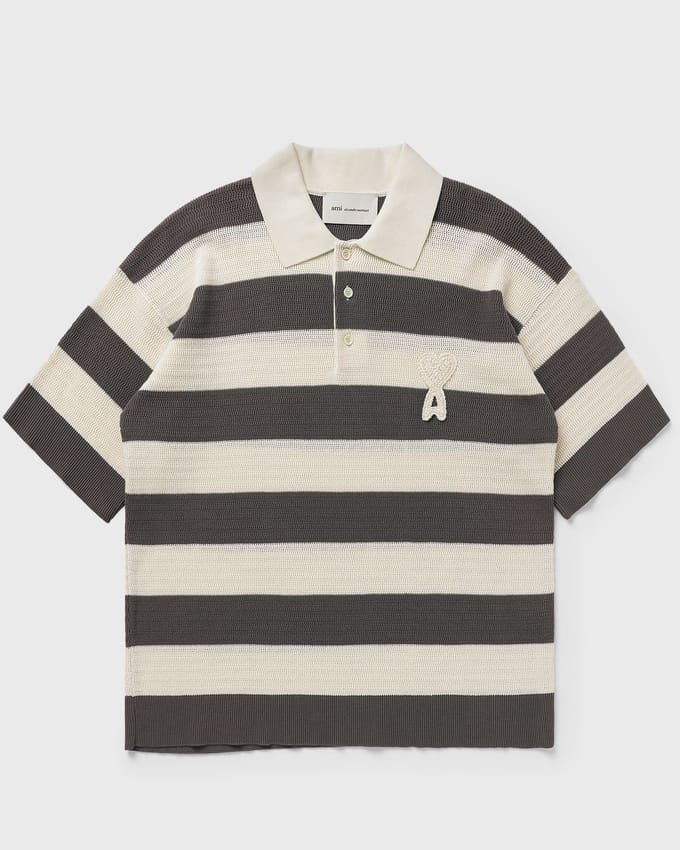 SHORT SLEEVES POLO WITH AMI DE COEUR PATCH