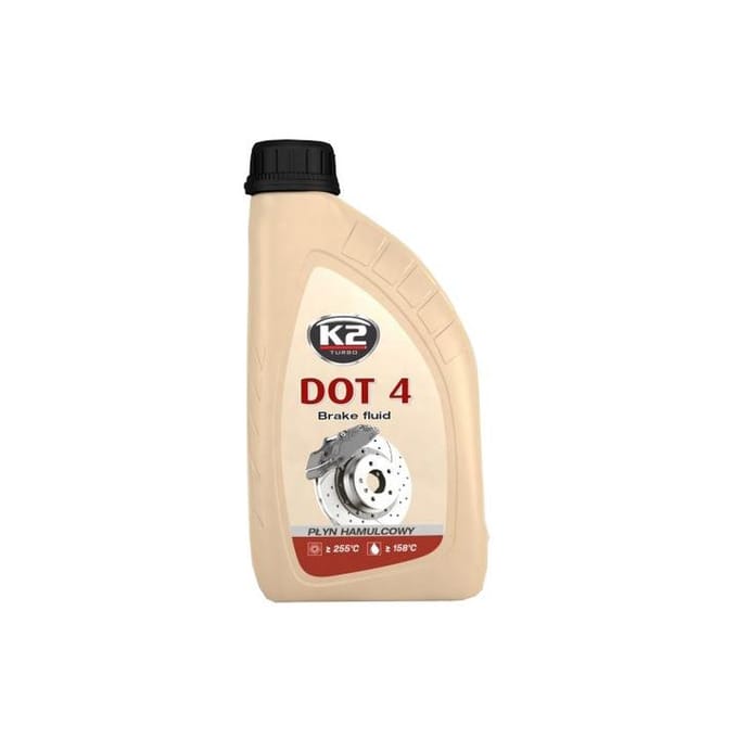 K2 T108 Serie - Remvloeistof - DOT 4 - 1L - Synthetisch
