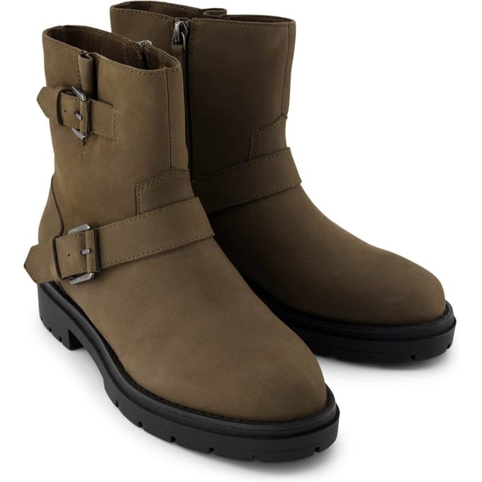 TOMS Ionie Moto Leren Vrouwen Canteen Boots
