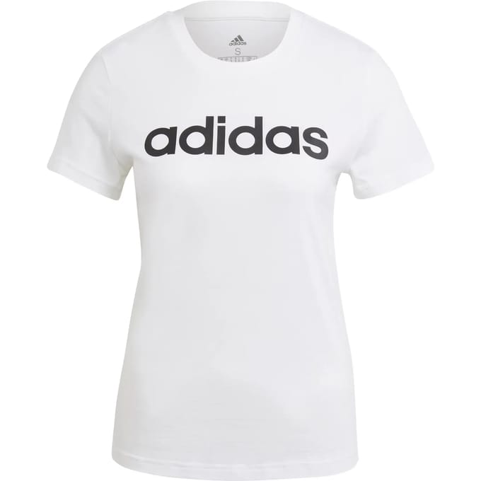 adidas Sportswear LOUNGEWEAR Essentials Slim Logo T-shirt - Dames - Wit- XS
