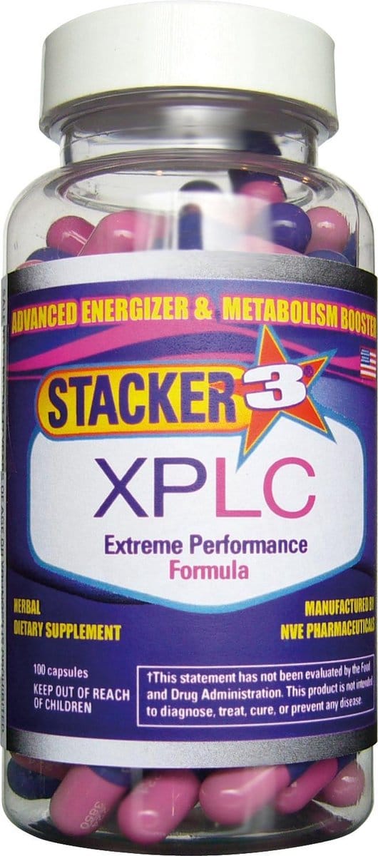 Stacker 3 XPLC - Fat Burner - Vetverbrander - 100 Capsules