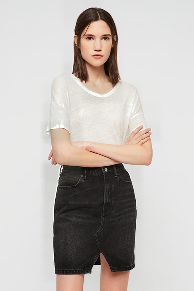 AllSaints Trudy Skirt Black Größe: 32 | Miniröcke Outlet | Damen | Schwarz