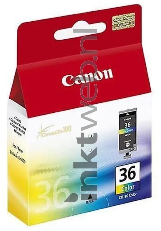 Canon CLI-36 Inktcartridge - Cyaan / Magenta / Geel