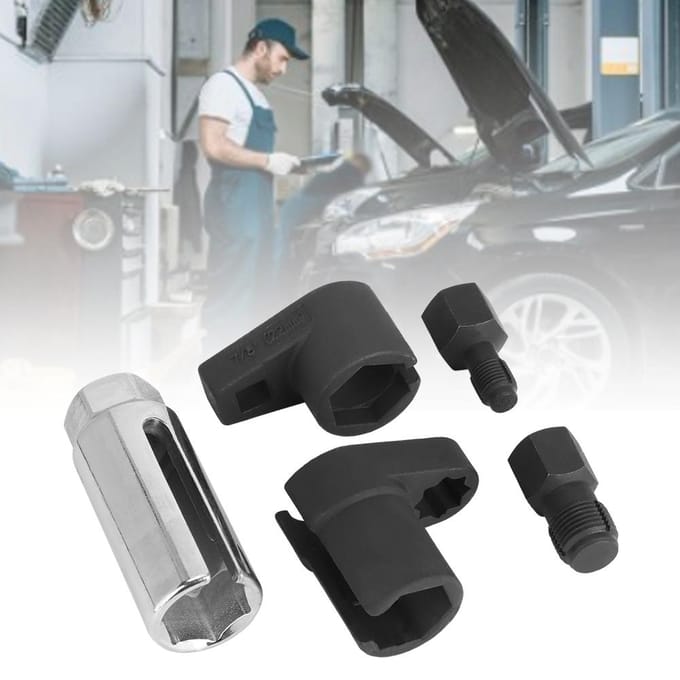 5 stuks Zuurstofsensor Dopsleutel Set 6-kant 22mm 7/8in Zuurstof Verwijderaar Installateur Sleutel Gereedschap red