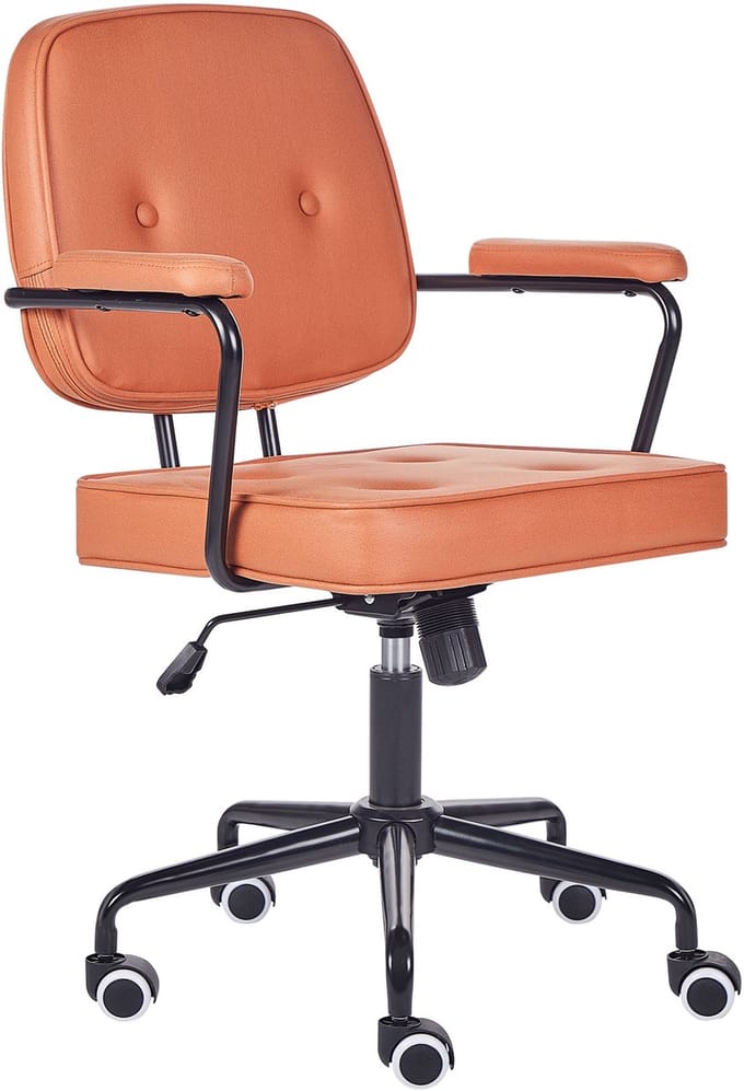 PAWNEE - Bureaustoel - Oranje - Polyester